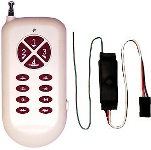 12-button radio with receiver